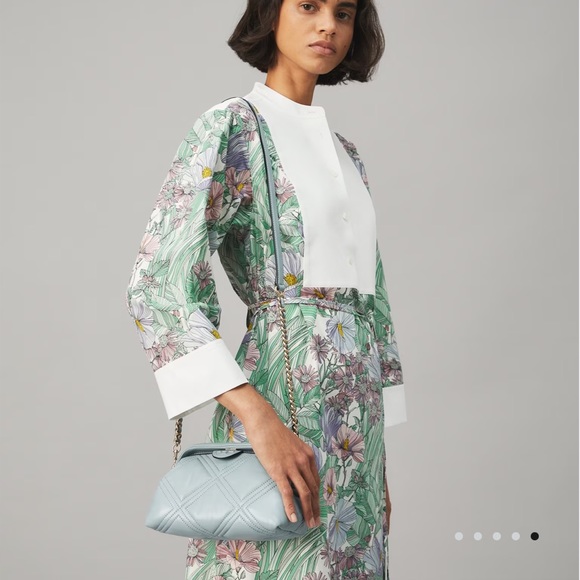 FLEMING SOFT SMALL FRAME CROSSBODY BAG SOFT BABY BLUE NEW !!! - Picture 4 of 5